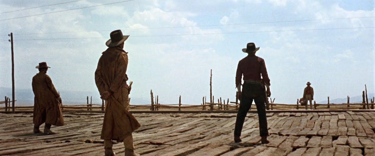 A standoff in Once Upon a Time in the West